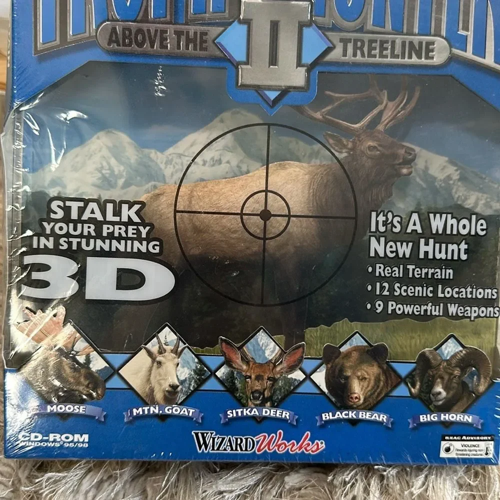 1999 Rocky Mountain Trophy Hunter 2‎ Above The Treeline PC CD-ROM Windows 95/98